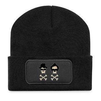 Blues Brothers - Beanie recyclé à patch - noir - Devant