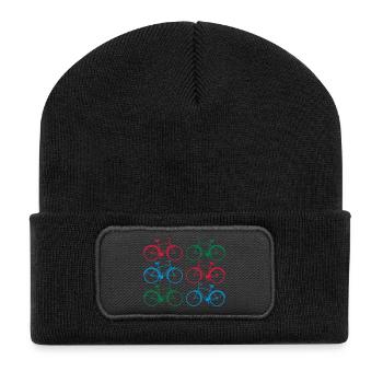 bikes - Recycled Patch Beanie - black - Front