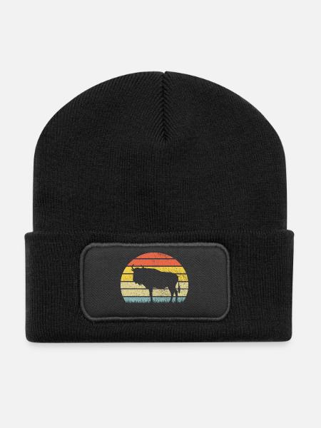 Gnu - Recycelte Patch Beanie - Schwarz