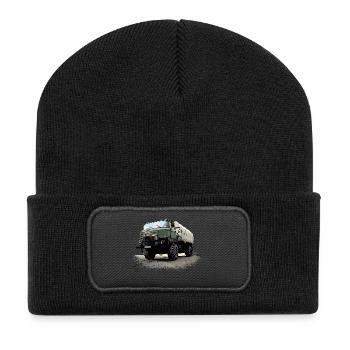 CGPI | L60 | RDA | CAMION - Beanie recyclé à patch - noir - Devant