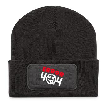 Erreur 404 introuvable - Beanie recyclé à patch - charbon - Devant