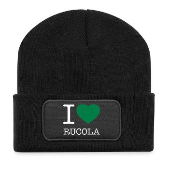 I LOVE ARUGULA Arugula - Recycled Patch Beanie - black - Front