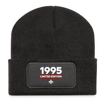 1995 Limited Edition - Recycelte Patch Beanie - Dunkelgrau - Vorne