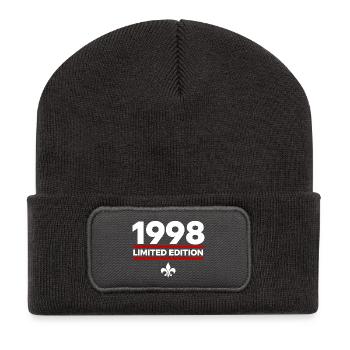 1998 Édition limitée - Beanie recyclé à patch - charbon - Devant