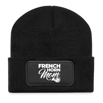 French Horn Mother - Recycled Patch Beanie - black - Front