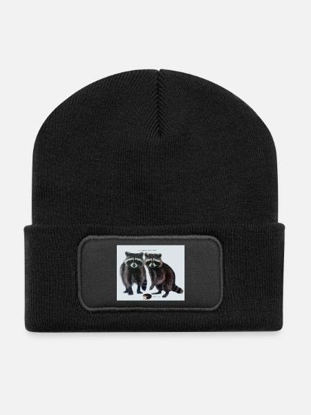 In dubio pro reo! Im Zweifel für den Angeklagten - Recycelte Patch Beanie - Schwarz