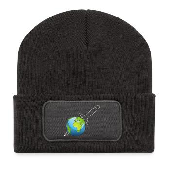 Murder of Planet Earth - Recycled Patch Beanie - dark grey - Front