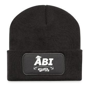 L’équipe ABI - Beanie recyclé à patch - charbon - Devant