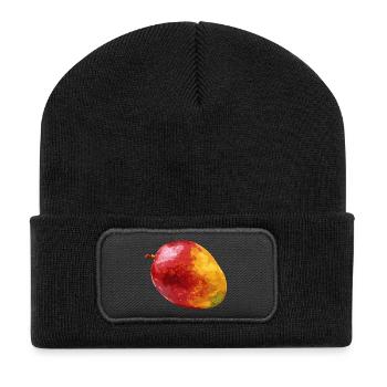 Mangue - Beanie recyclé à patch - noir - Devant