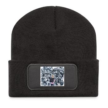 Football - Beanie recyclé à patch - charbon - Devant