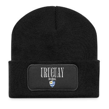 Originally from Uruguay, born in Uruguay - Recycled Patch Beanie - black - Front