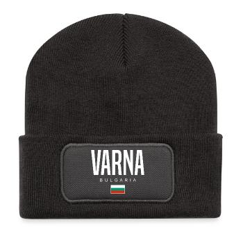 Varna Bulgaria - Recycled Patch Beanie - dark grey - Front
