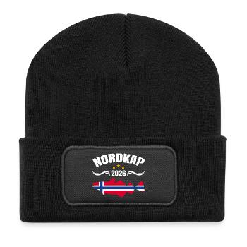 North Cape 2026 - Recycled Patch Beanie - black - Front