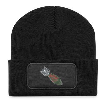 De l’Ukraine avec amour - Beanie recyclé à patch - noir - Devant