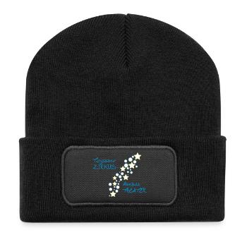 Circus during the day – theatre in the evening - Recycled Patch Beanie - black - Front