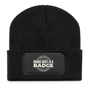 Autocross de piste de la Journée de la Piste Poussière de Frein HPDE - Beanie recyclé à patch - noir - Devant