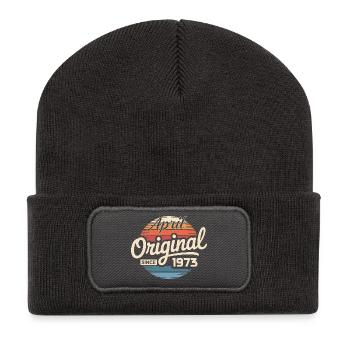 Born in april 1973 - 53rd birthday april 1973 - Recycled Patch Beanie - dark grey - Front