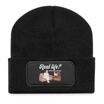K-Drama Produits dérivés Coréens K-Pop Drame - Beanie recyclé à patch - noir - Devant