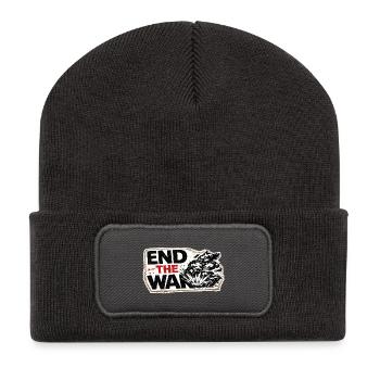 War No More – Sticker Peace & Humanity - Recycled Patch Beanie - dark grey - Front