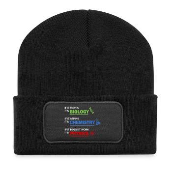 Natural sciences - Recycled Patch Beanie - black - Front