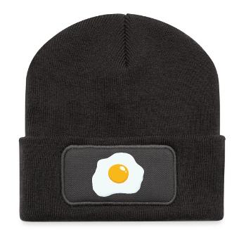 Côté ensoleillé vers le haut - Beanie recyclé à patch - charbon - Devant