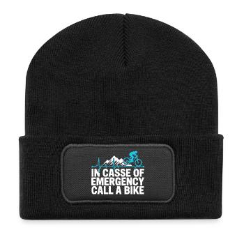 VTT, Descente, Action du cyclisme - Beanie recyclé à patch - noir - Devant