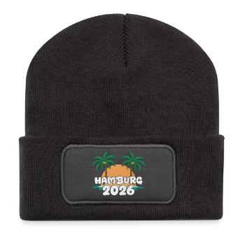 Hamburg 2026 - Recycled Patch Beanie - dark grey - Front