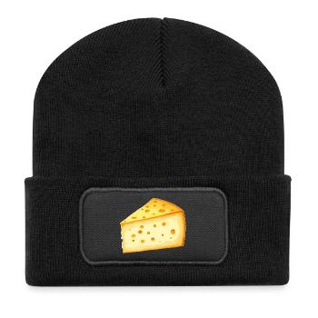 Fromage - Beanie recyclé à patch - noir - Devant