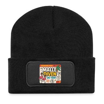 Malle Divas On Tour Women's Flamingo Mallorca Party - Recycled Patch Beanie - black - Front