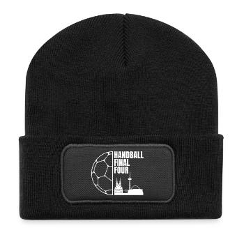 Handball Final Four Skyline - Recycled Patch Beanie - black - Front