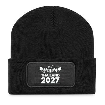 thailand_2027- - Recycled Patch Beanie - black - Front