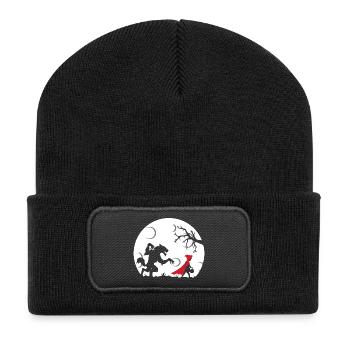 Red Riding Hood - Recycled Patch Beanie - black - Front