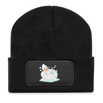 bath bath bathtub bathtub shower shower6 - Recycled Patch Beanie - black - Front