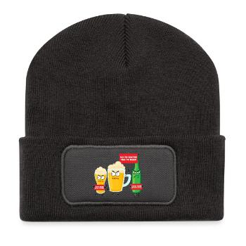 Save Water Drink Beer - Recycled Patch Beanie - dark grey - Front