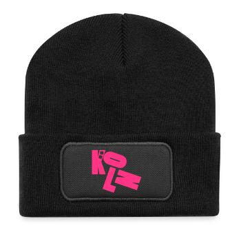 Köln - Recycelte Patch Beanie - Schwarz - Vorne