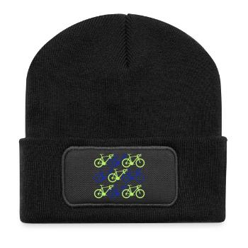 cycling - Recycled Patch Beanie - black - Front