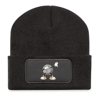 Dabbing Boulekugeln für Bouler boulen Boulesport - Beanie recyclé à patch - charbon - Devant