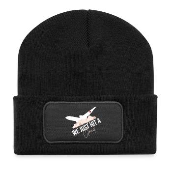 We Just Hit A Milestone - Recycled Patch Beanie - black - Front
