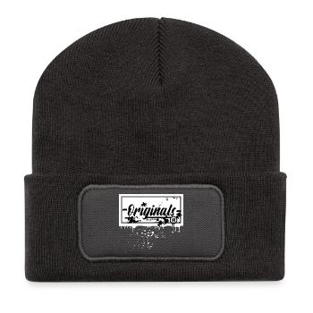 "OJIO"- The Originals Only  - Beanie recyclé à patch - charbon - Devant