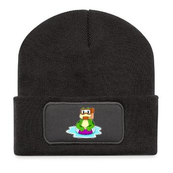 Frog Diver Snorkel Diving - Recycled Patch Beanie - dark grey - Front