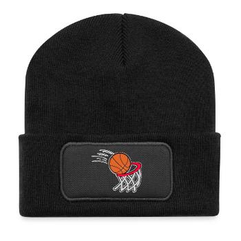 Basketball basketball players - Recycled Patch Beanie - black - Front