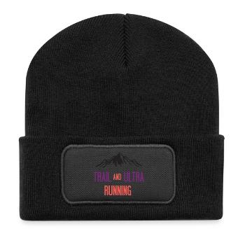 Trail et Ultra Running - Beanie recyclé à patch - noir - Devant