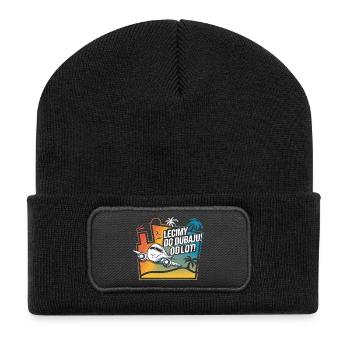 De Leicmy à Dubaï - Départ ! - Beanie recyclé à patch - noir - Devant