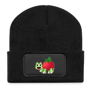Turtle Tomato - Recycled Patch Beanie - black - Front