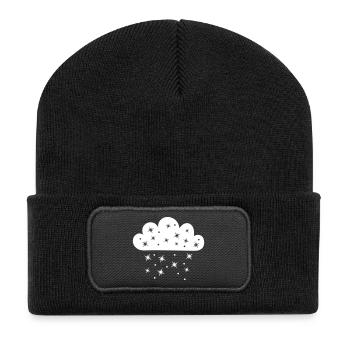Cloud Starfall - Recycled Patch Beanie - black - Front
