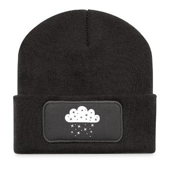 Cloud Starfall - Recycled Patch Beanie - dark grey - Front
