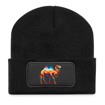 Camel - Recycled Patch Beanie - black - Front