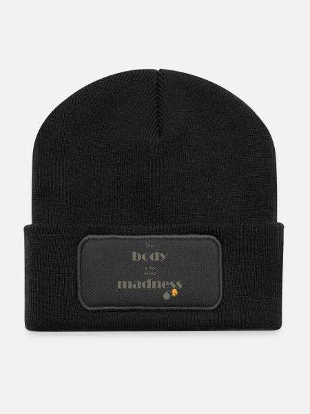 The naked madness - Recycled Patch Beanie - black