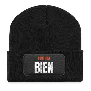 EVERYTHING 2 1 copy - Recycled Patch Beanie - black - Front