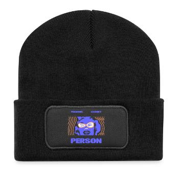 Fucking Luxury Person - Recycelte Patch Beanie - Schwarz - Vorne